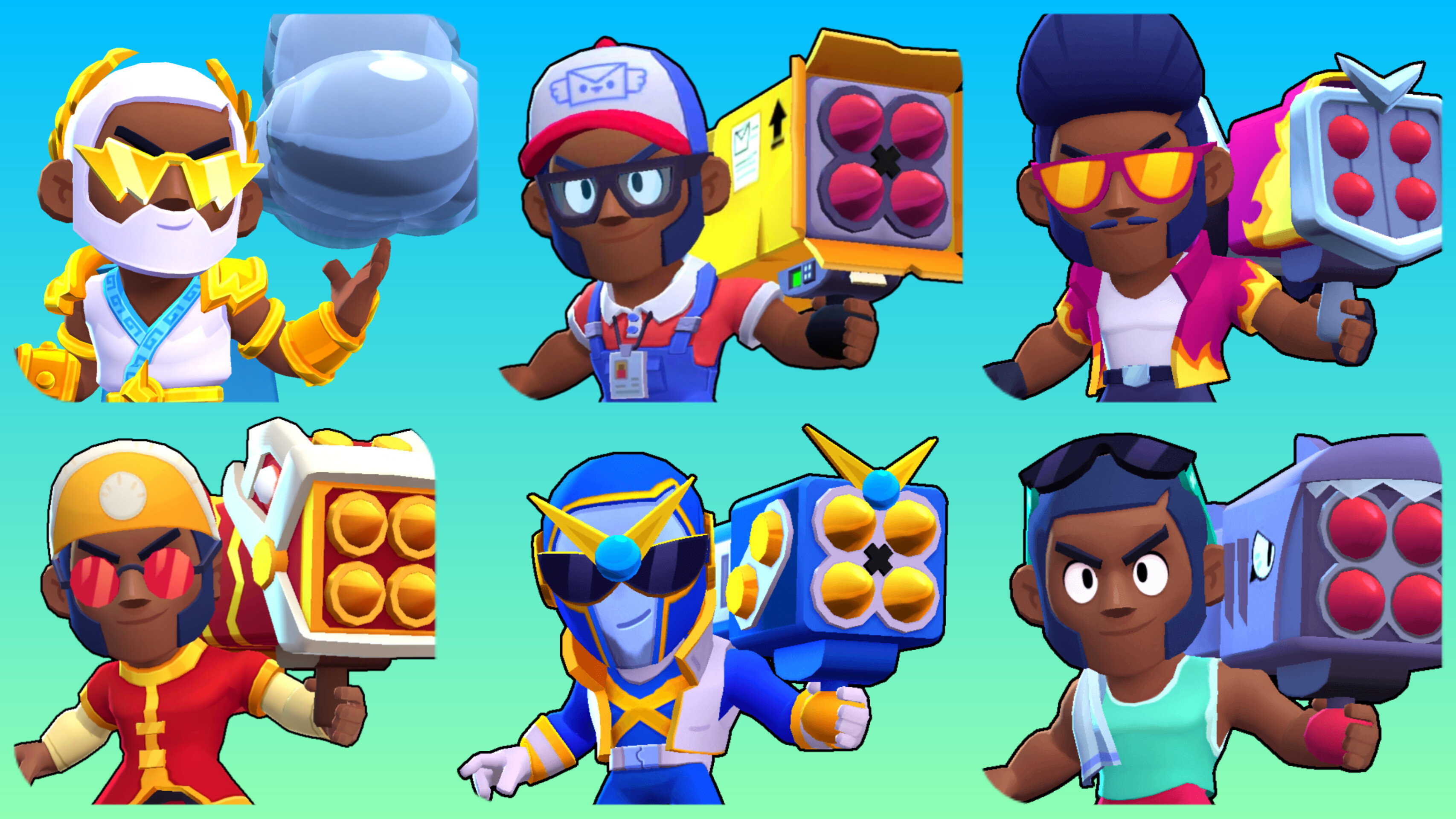 BRAWL STARS BEST BROCK SKIN ?