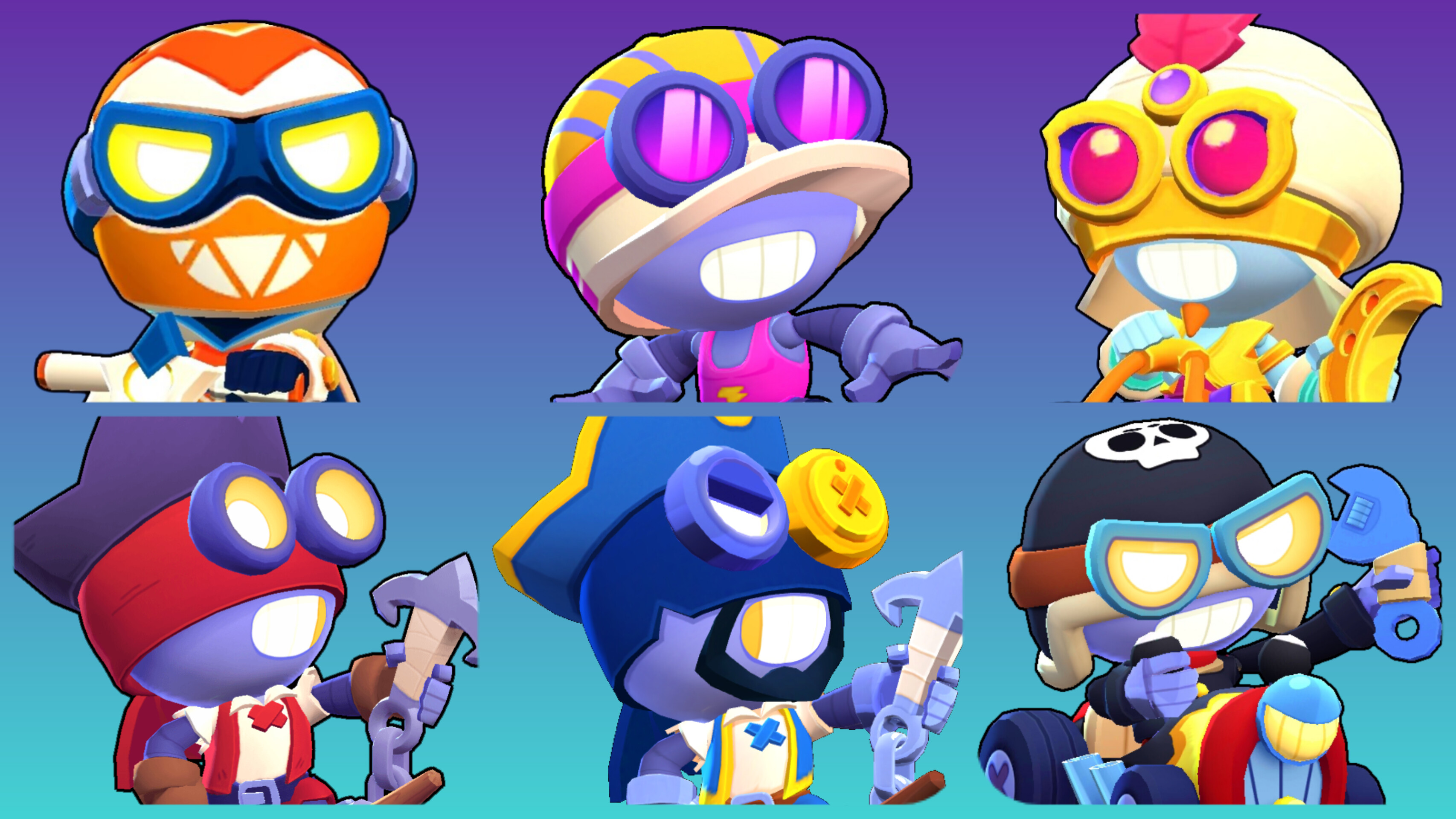 BRAWL STARS BEST CARL SKIN ?