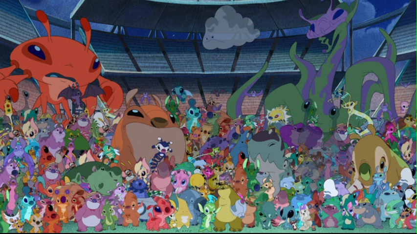 All 126 Stitch Experiments / Cousins we saw