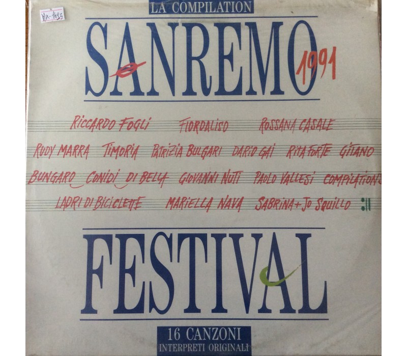 Miglior canzone Festival di Sanremo 1991