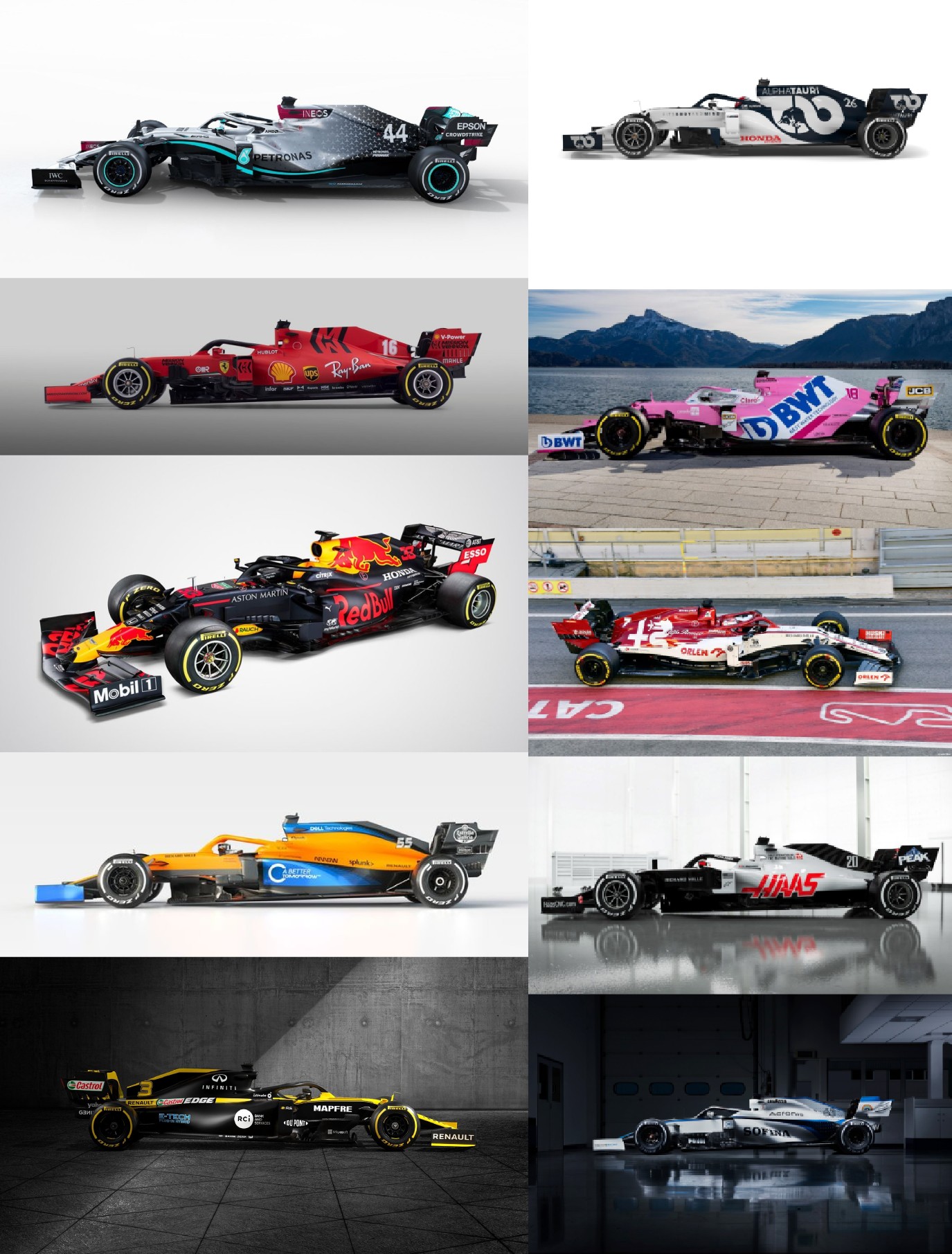F1 LIVERIES 2018-2023 (+4 EXCLUSIVES!!!)