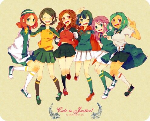 PERSONAGGI FEMMINILI INAZUMA ELEVEN 1-2-3