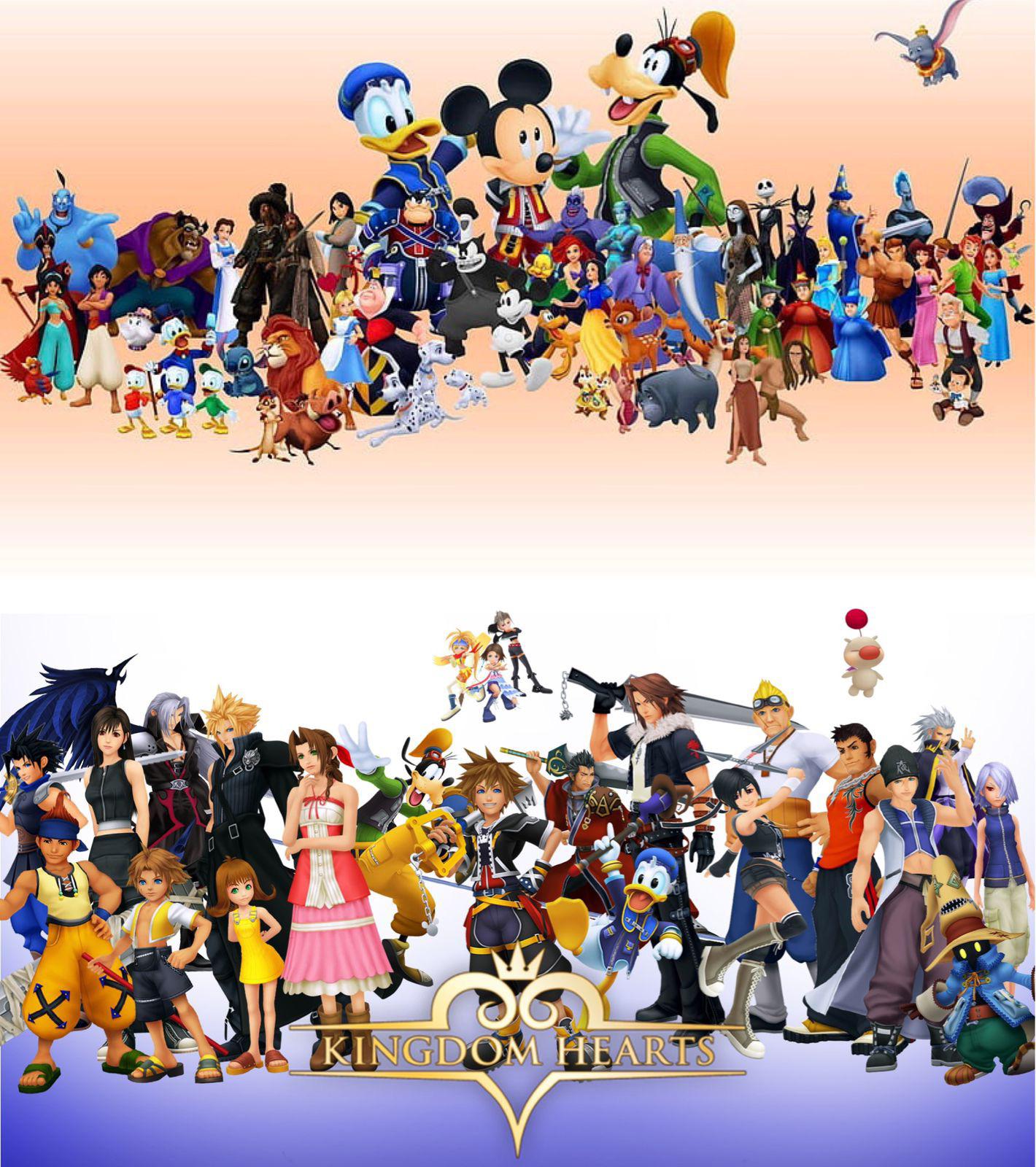 Kingdom Hearts All Party members