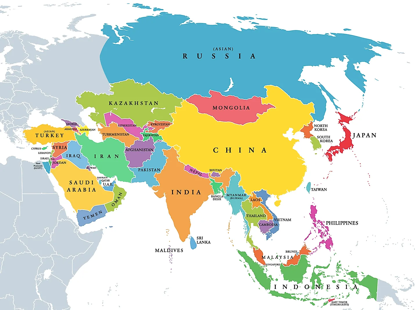 ASIAN COUNTRIES