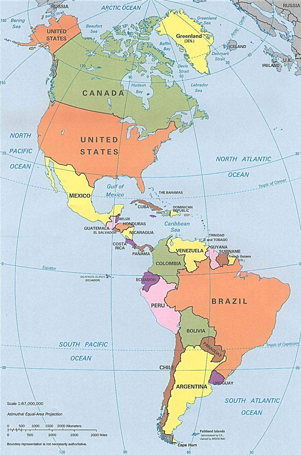 AMERICAN COUNTRIES