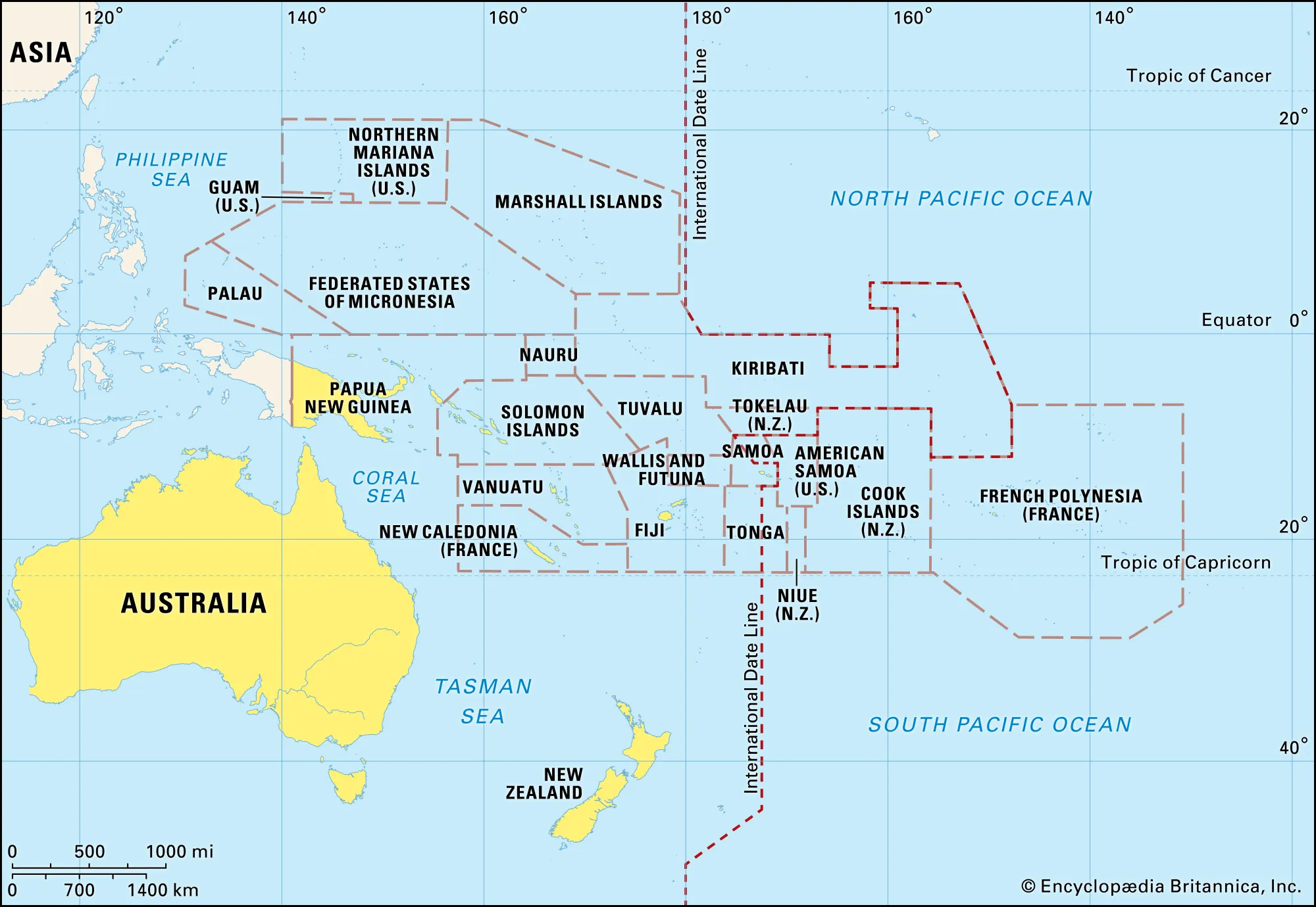 OCEAN COUNTRIES