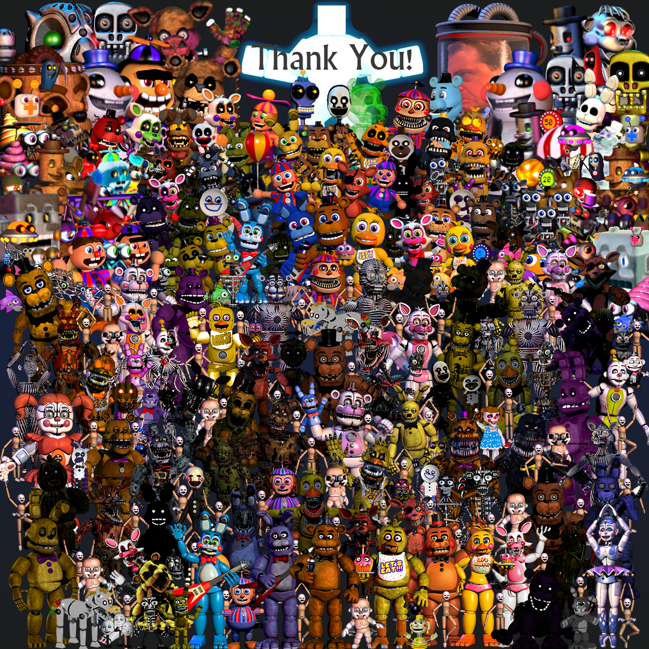 Escolha o melhor Animatronic de fnaf