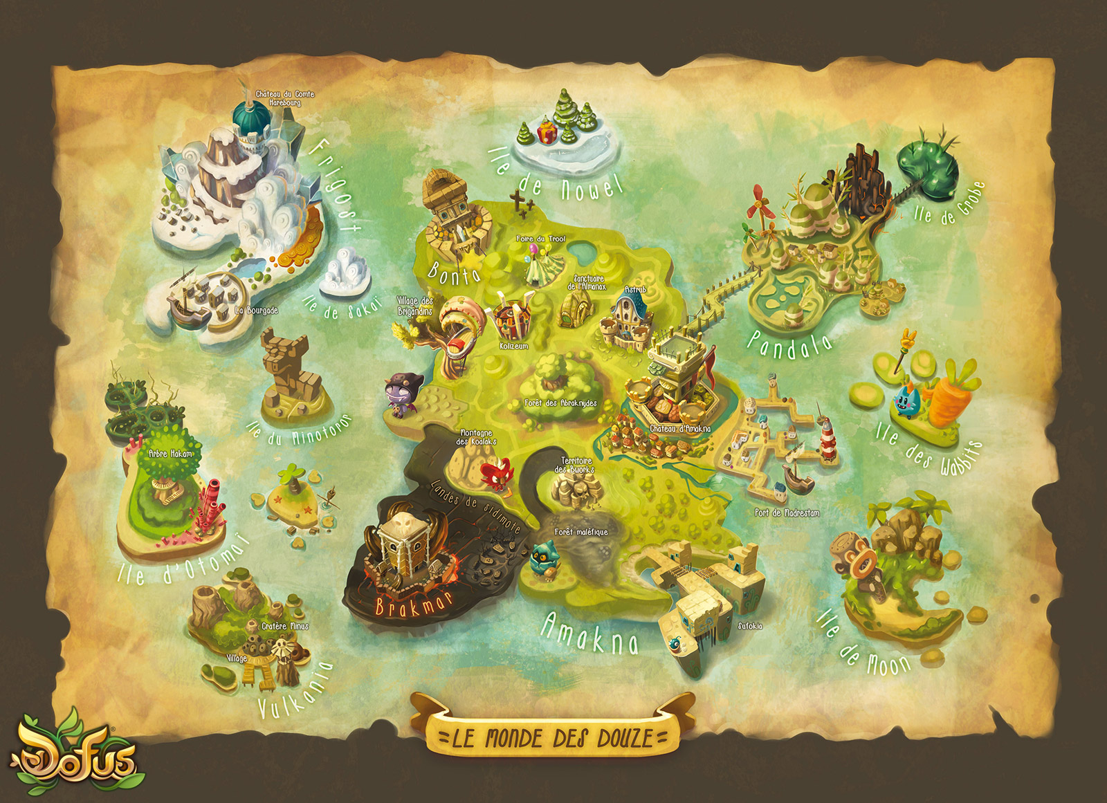 Les meilleures zones de Dofus 2