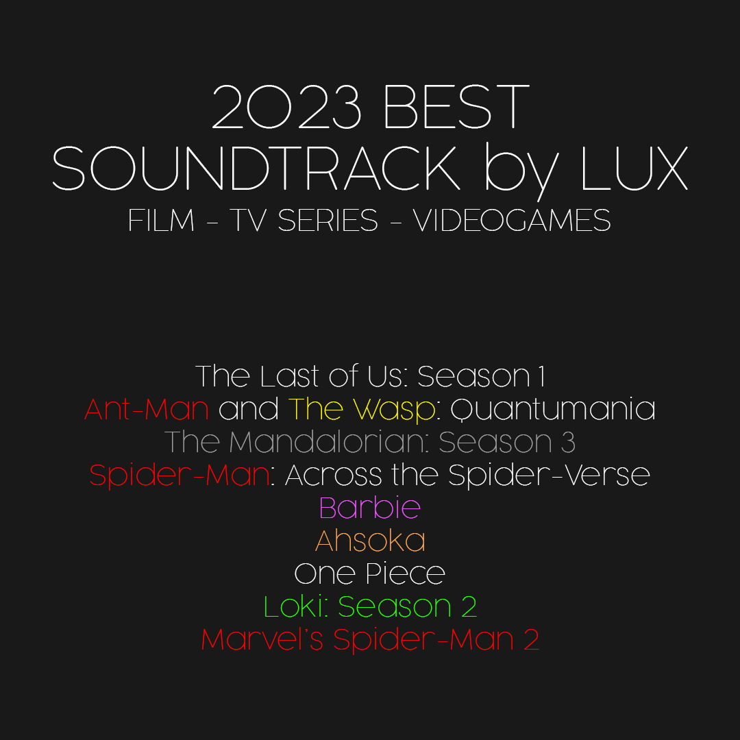 2023 Best Soundtrack by LUX
