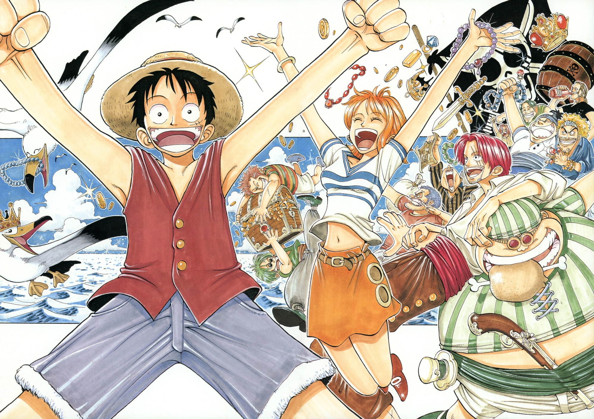ONE PIECE ALL COLOR SPREADS
