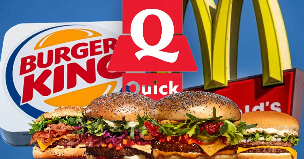 McDonald, Quick & Burger King
