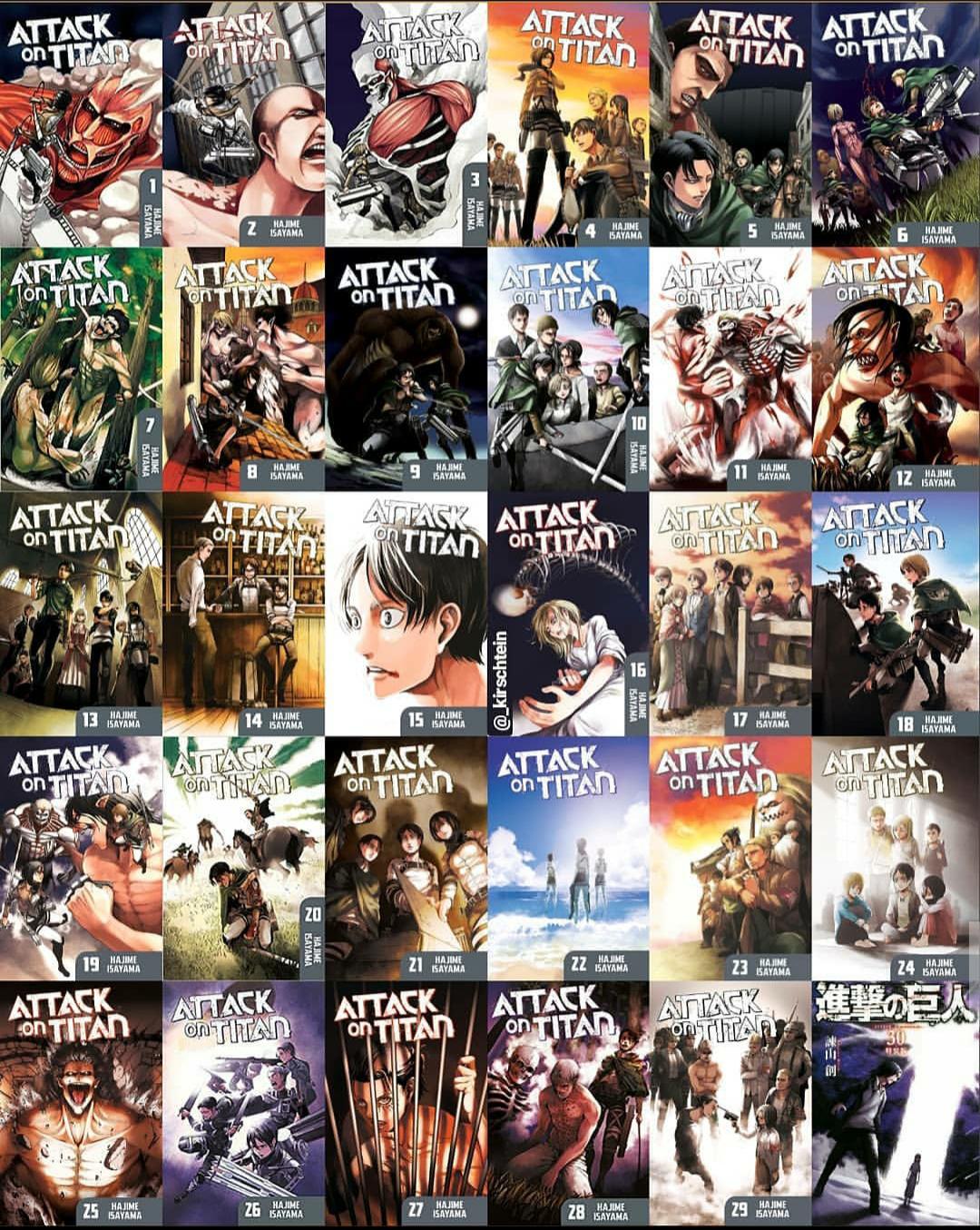 Best Attack on Titan Manga Cover