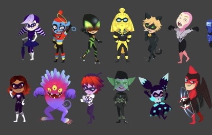 Akumitized villains