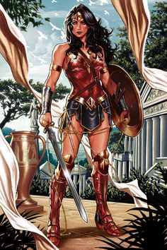 Most muscular female characters in comics