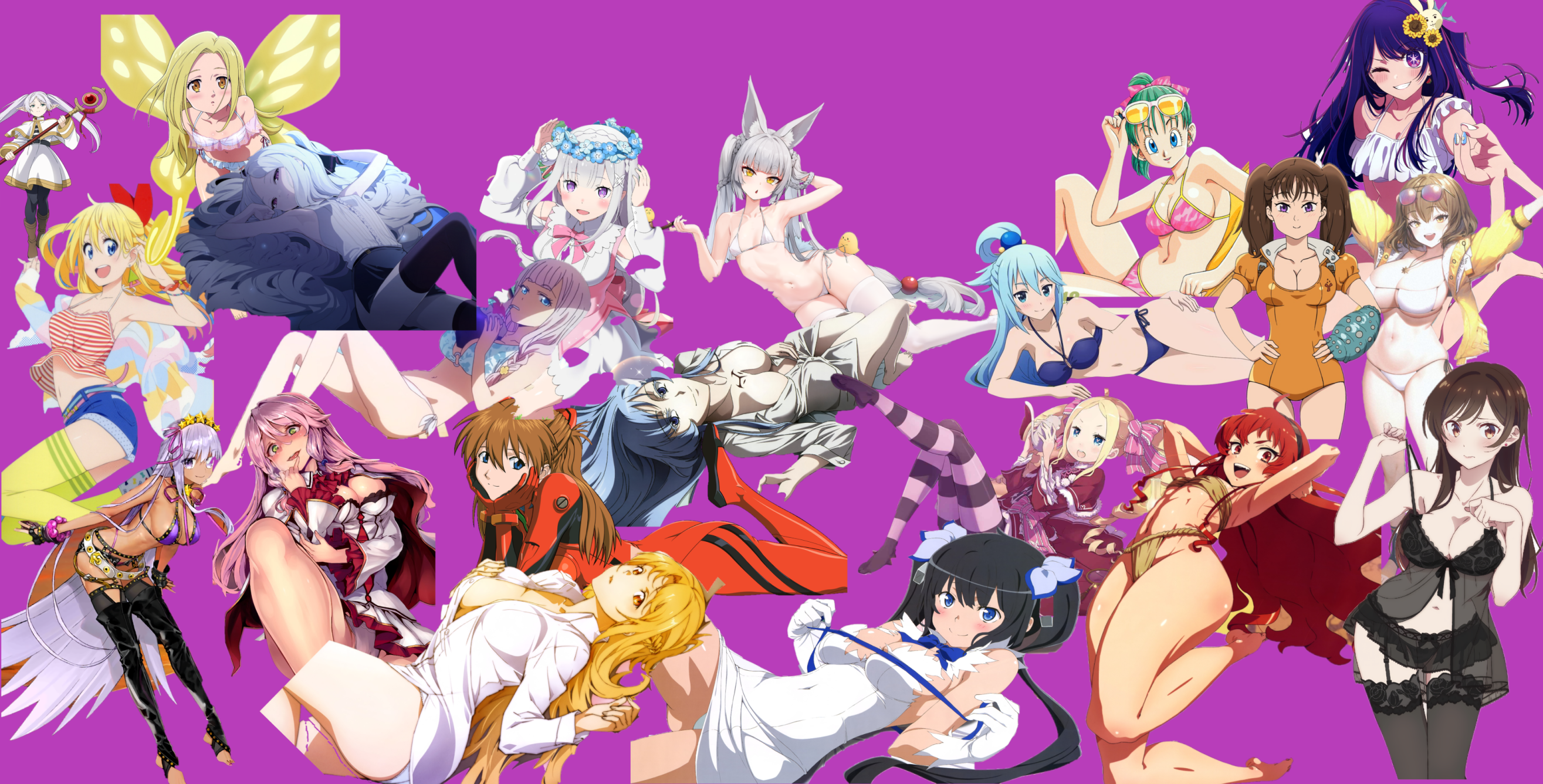 Smash or Pass waifus