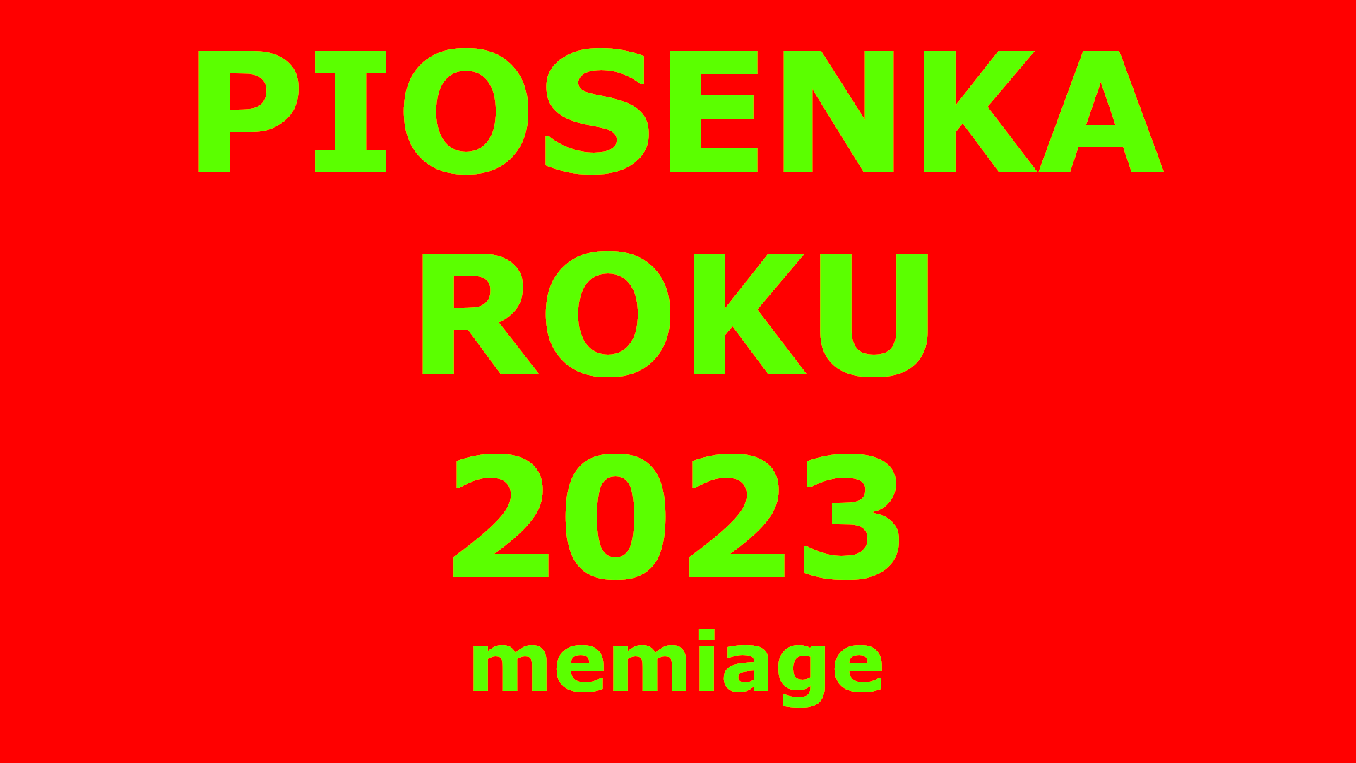 Najlepsza rapowa piosenka 2023