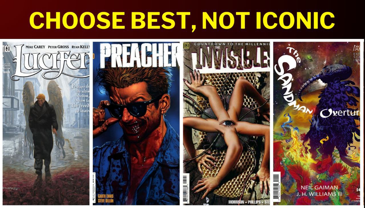 Best Vertigo DC Comics Cover Art by vashta