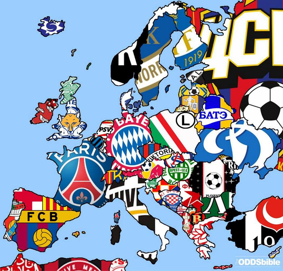 Favourite football club (europe edition)