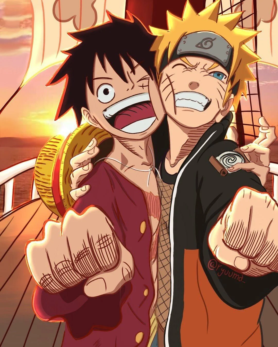 One Piece vs Naruto themes