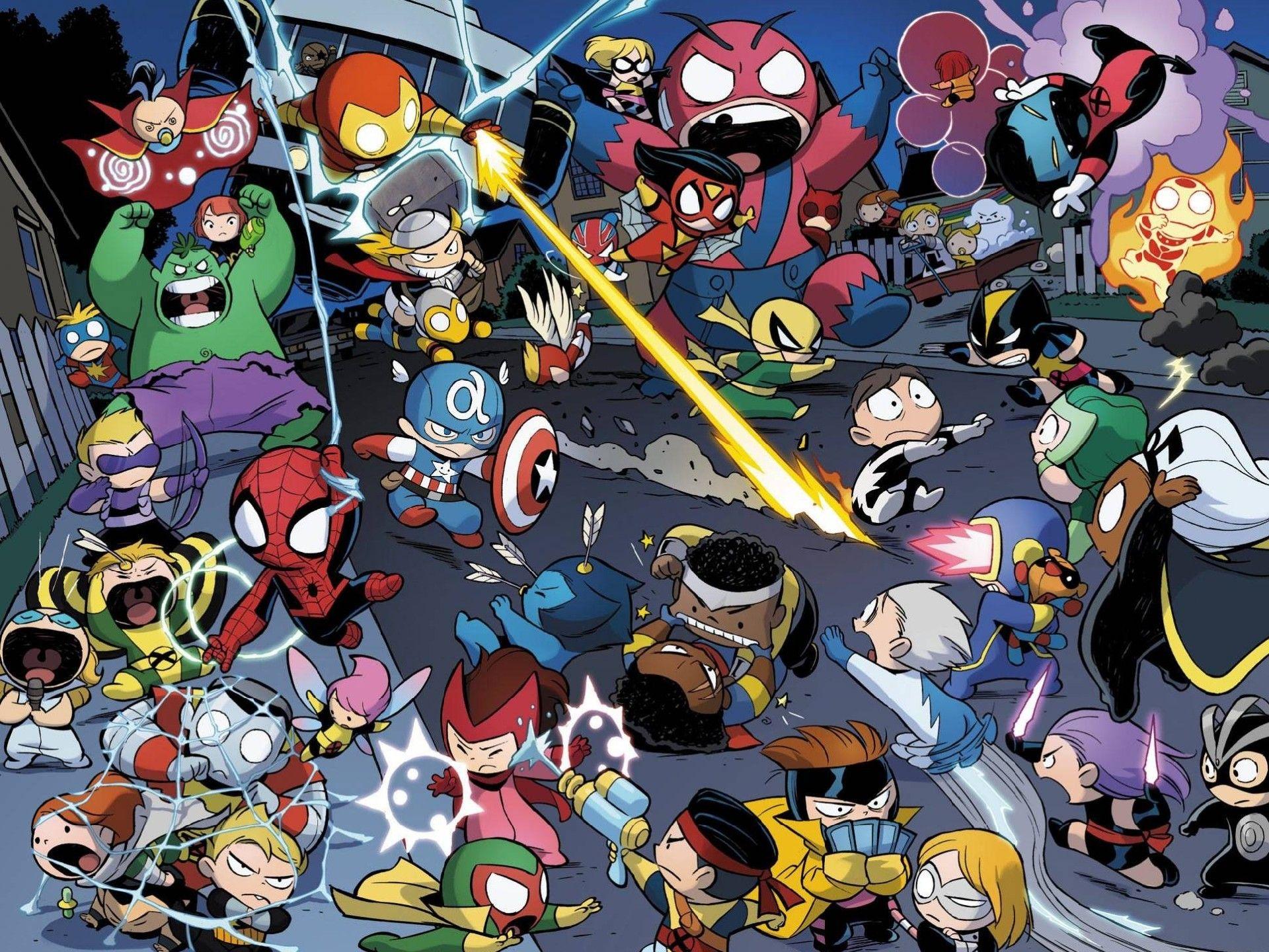 Marvel Snap: Chibi variants