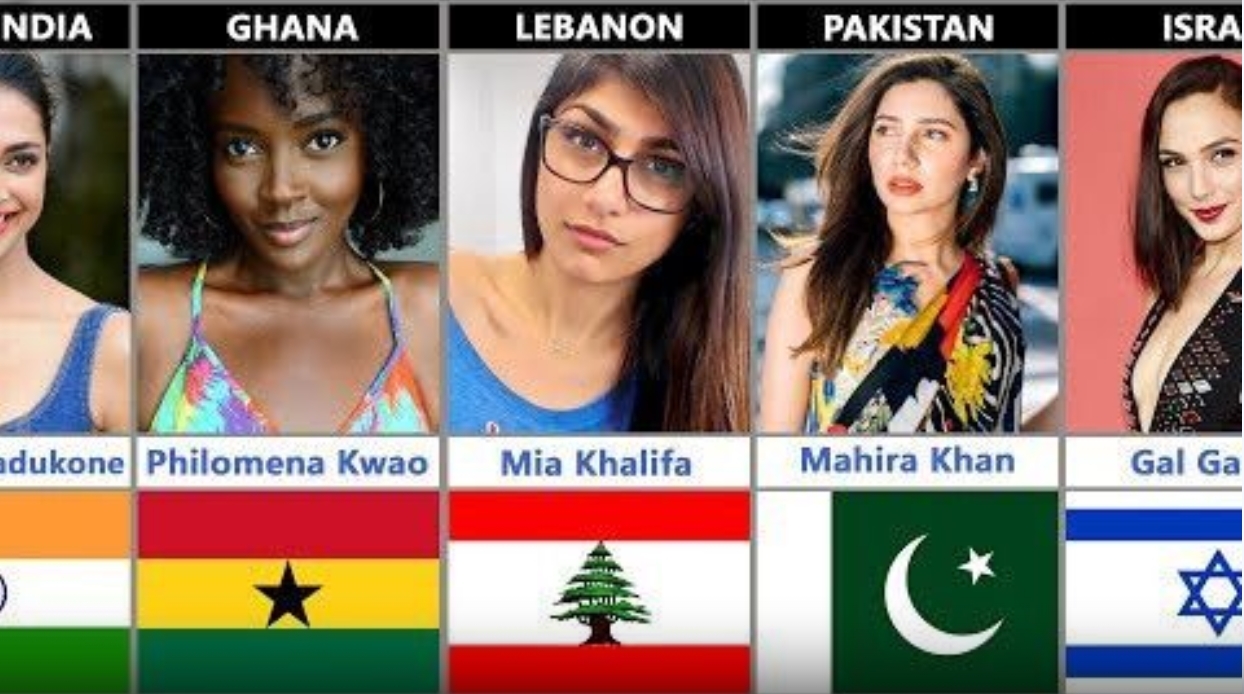Hottest Women By Country(NSFW)