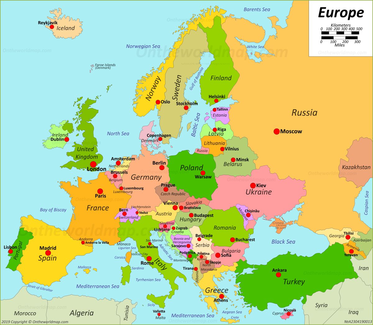 Song from each European Country