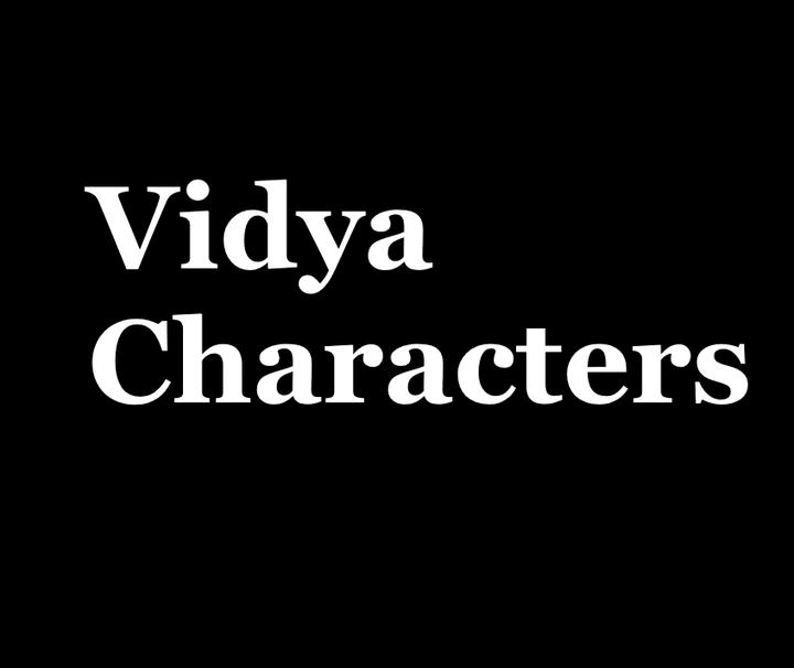 Vidya Characters