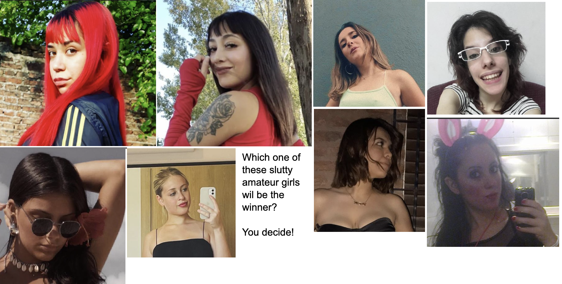 If a girl wins 3 b4 I leave, I post nud