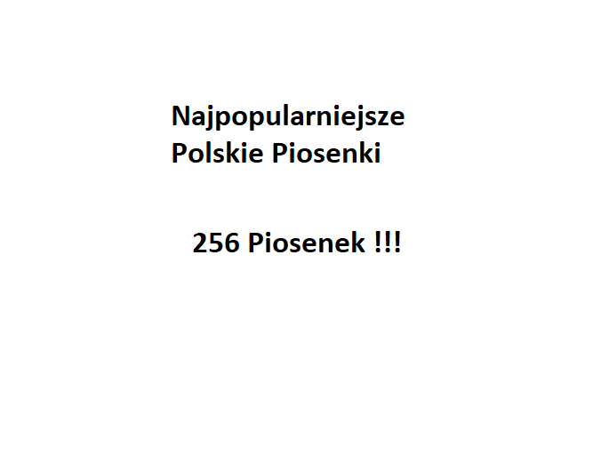 Najlepsza Polska Piosenka 256