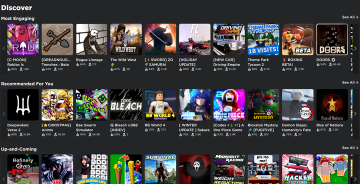 Best Roblox Game Of All Time
