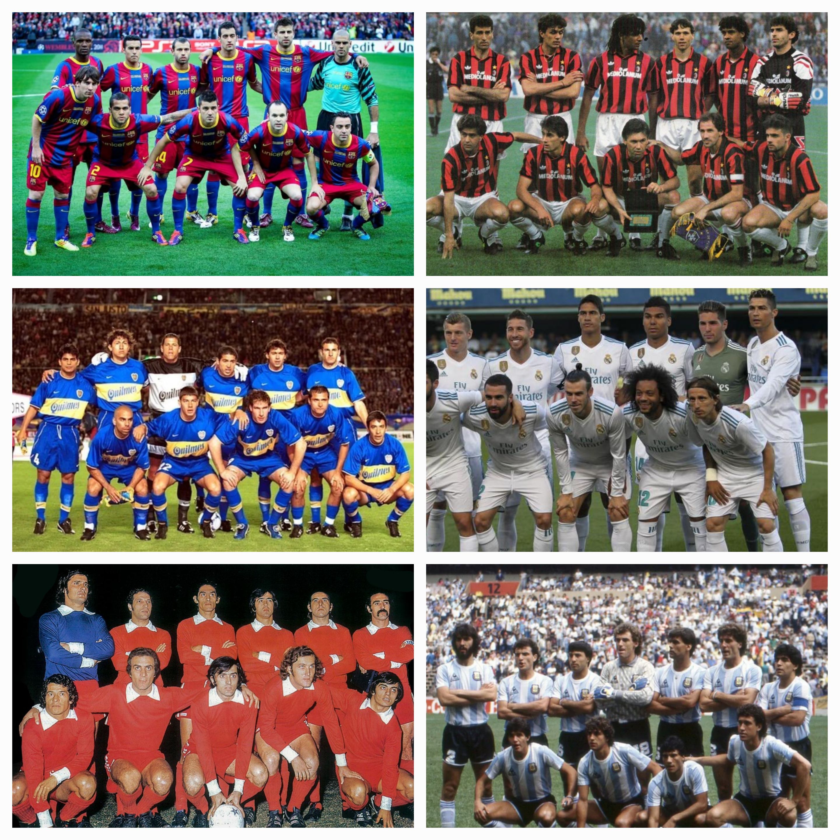 Los Mejores Equipos de Fútbol de la Historia