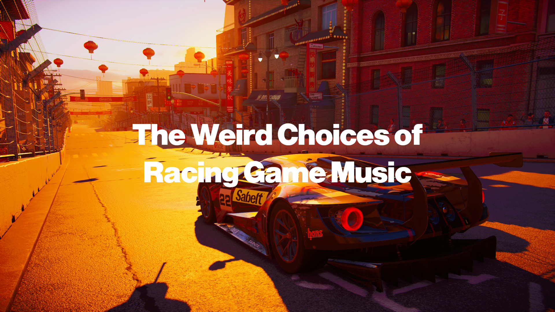 The Weird Choices of Racing Game Music