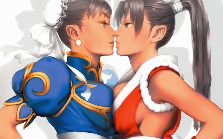 Street Fighter vs KOF waifus