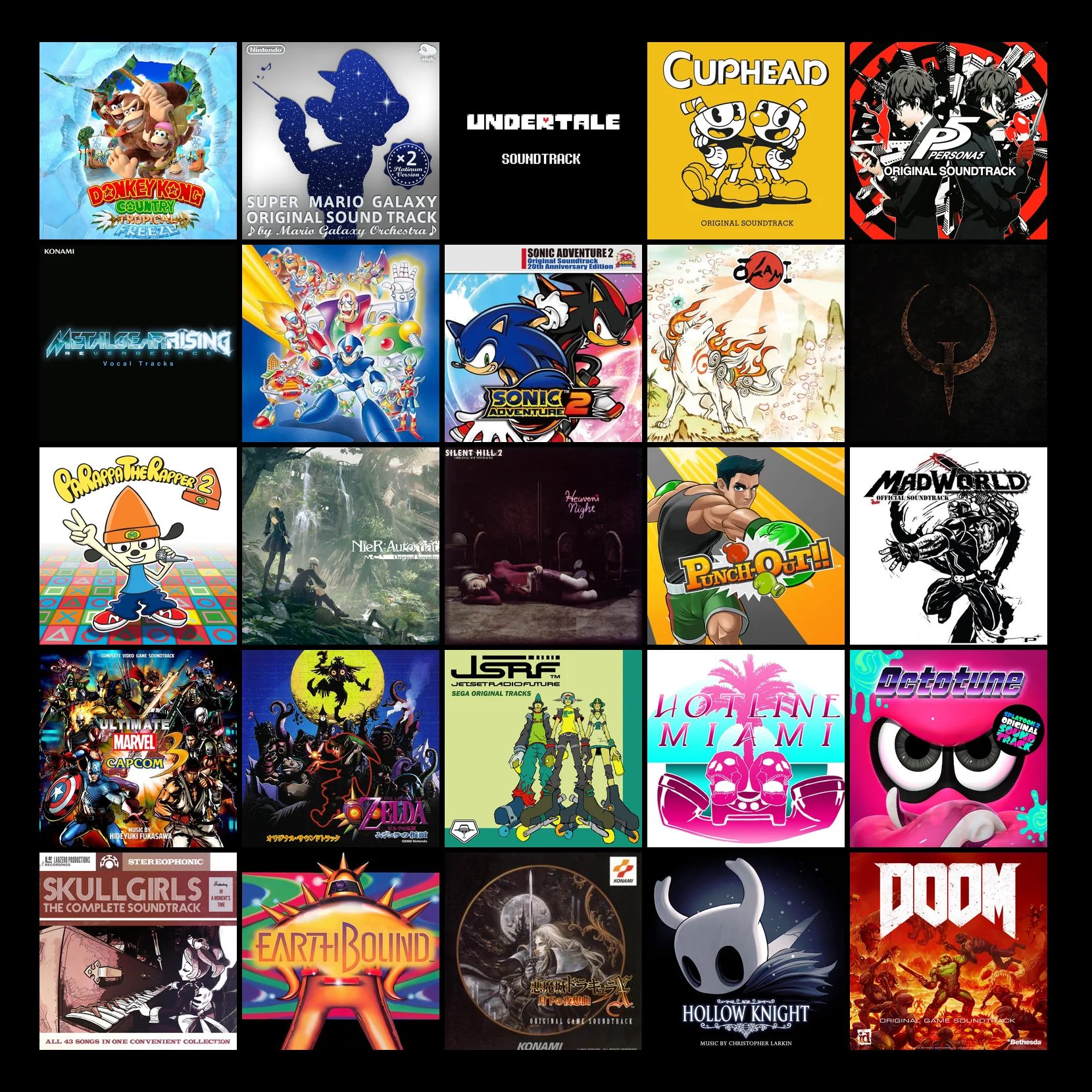 Minhas melhores musicas de jogos