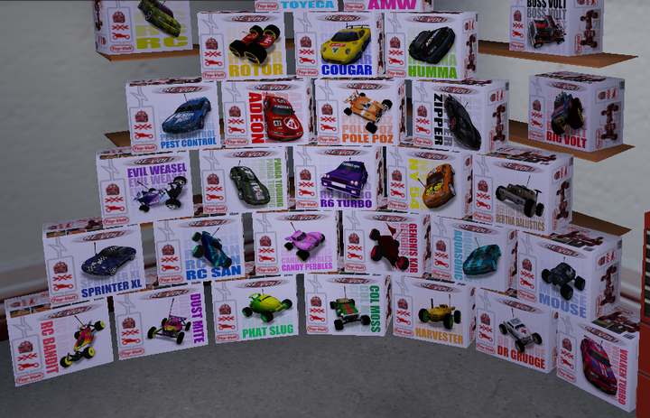 1024 Re-Volt Toy Cars