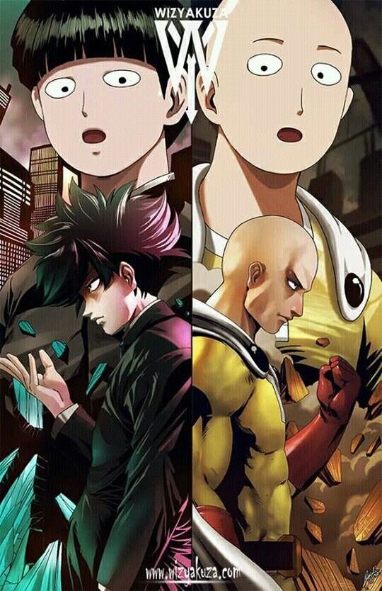 One Punch Man + Mob Psycho 100