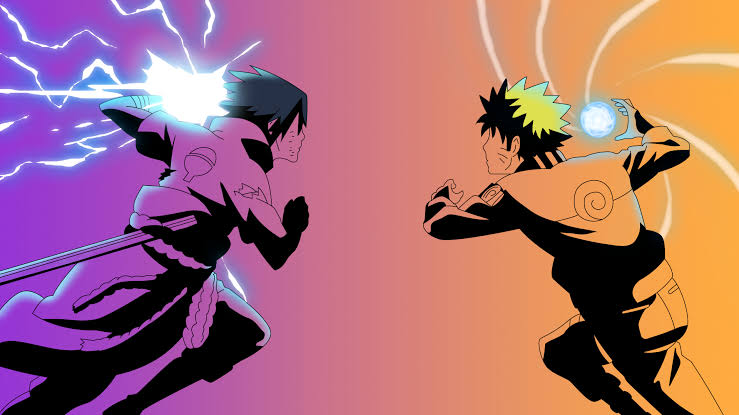 Naruto all forms vs Sasuke All forms