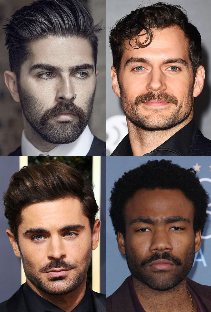 Which guy looks sexier and stronger with his moustache?