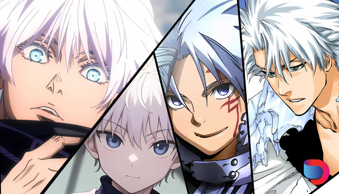 White Haired Anime Characters