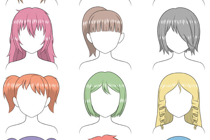 Anime hair colour (girl version)