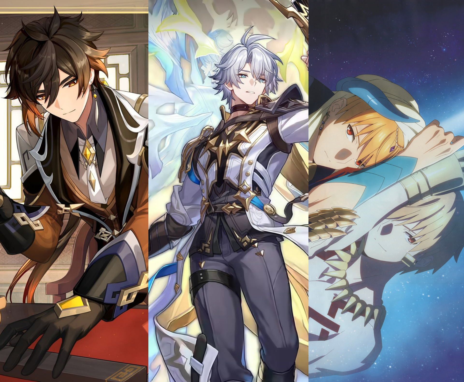 Your favourite "Gacha Male" is....! Honkai star Rail / HSR , Fate Grand Order /FGO , Genshin Impact / GI