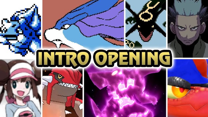 Pokรฉmon Title Screen/Intro(1-9 gen)