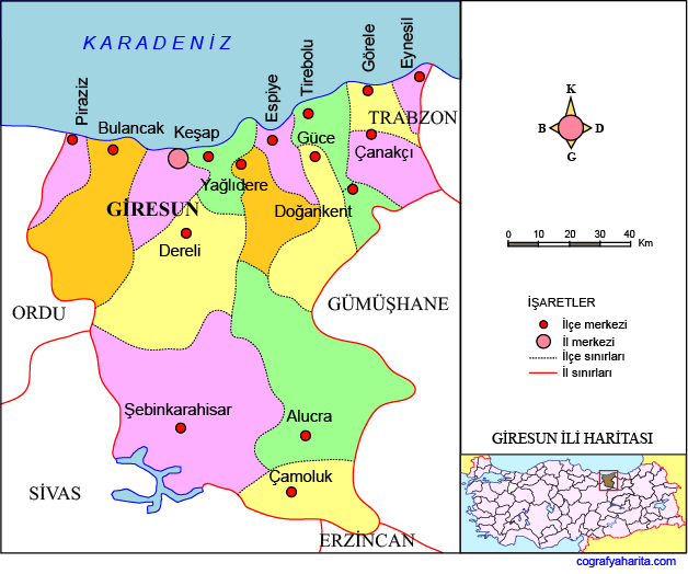 Giresun'un en güzel ilçesi