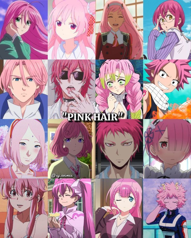 Best Pink Haired Anime Character
