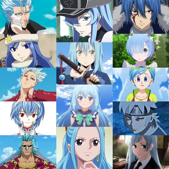 Best Blue Haired Anime Characters