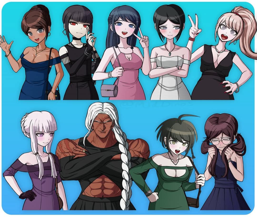 best danganronpa girl (in dresses)
