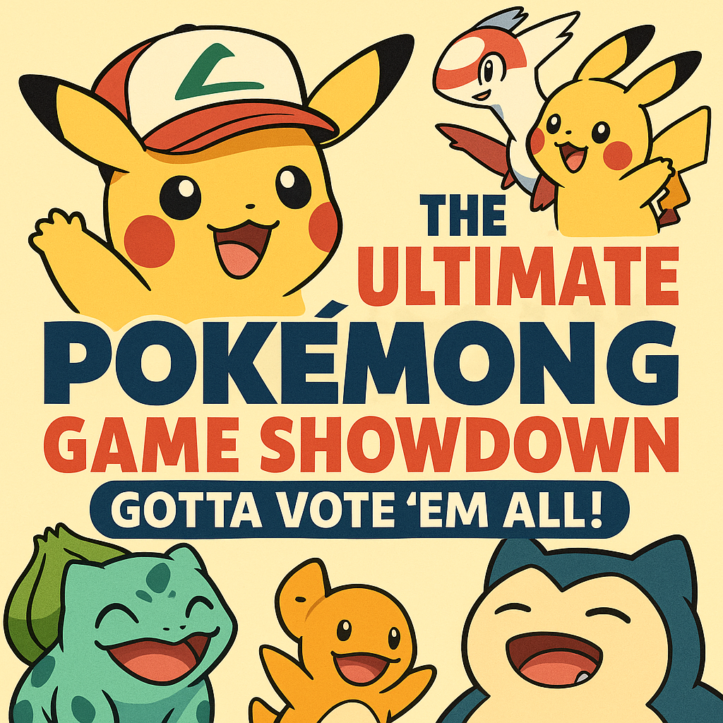 Pokémon Game Showdown – Gotta Vote 'Em All!