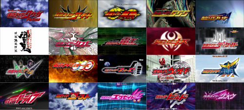 Kamen Rider Opening