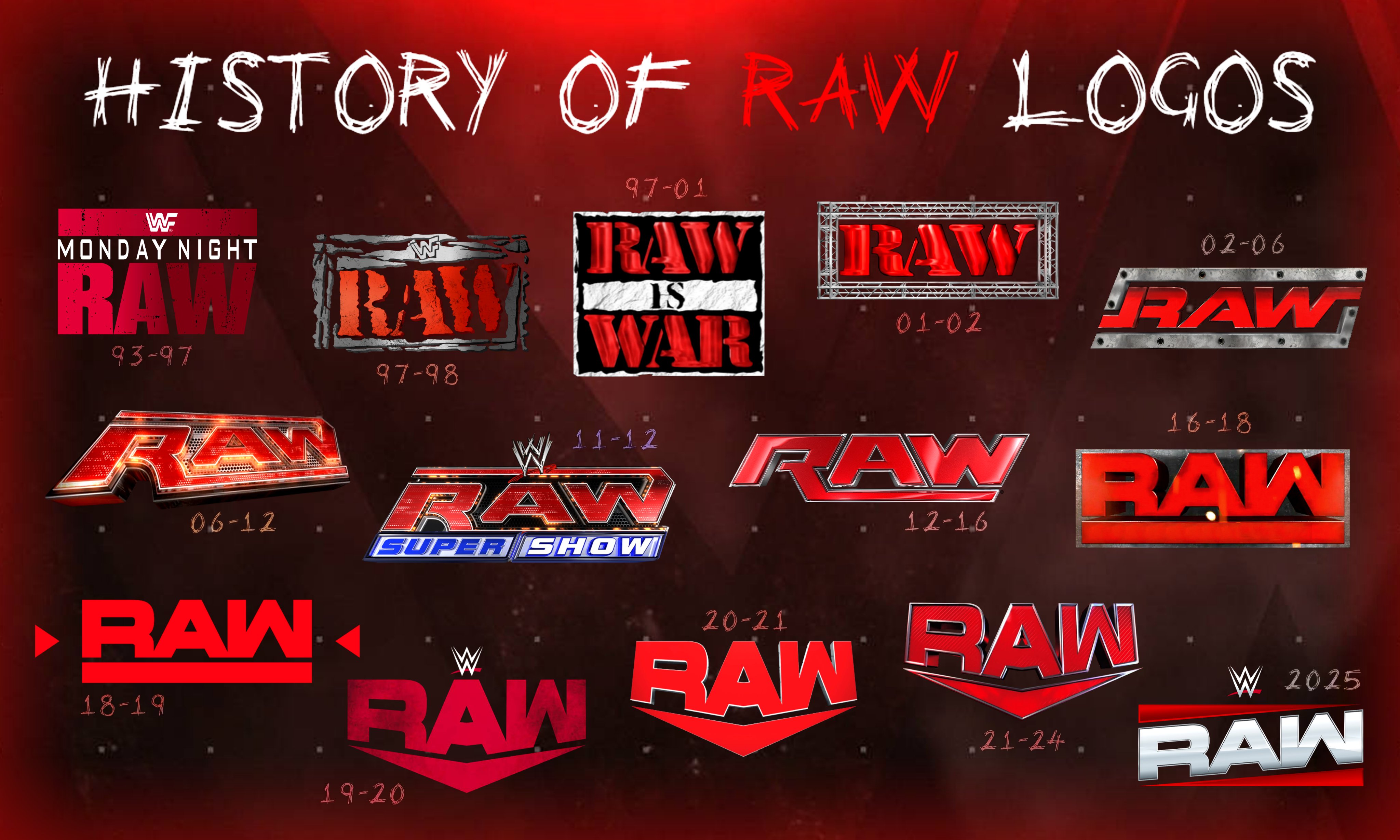 WWE Raw Logos