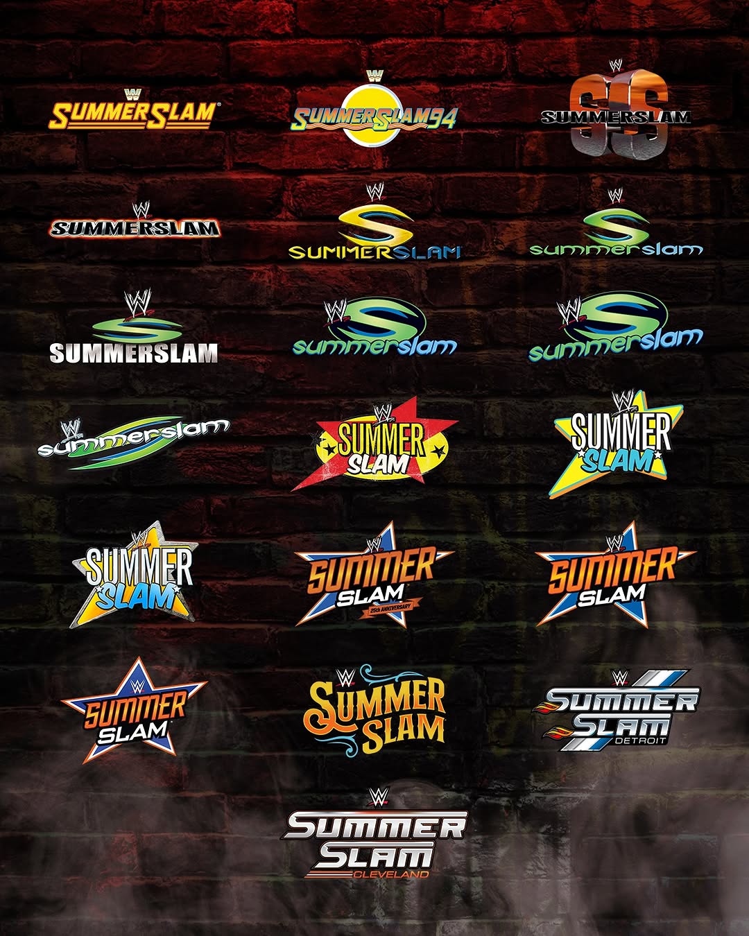 WWE SummerSlam Logos
